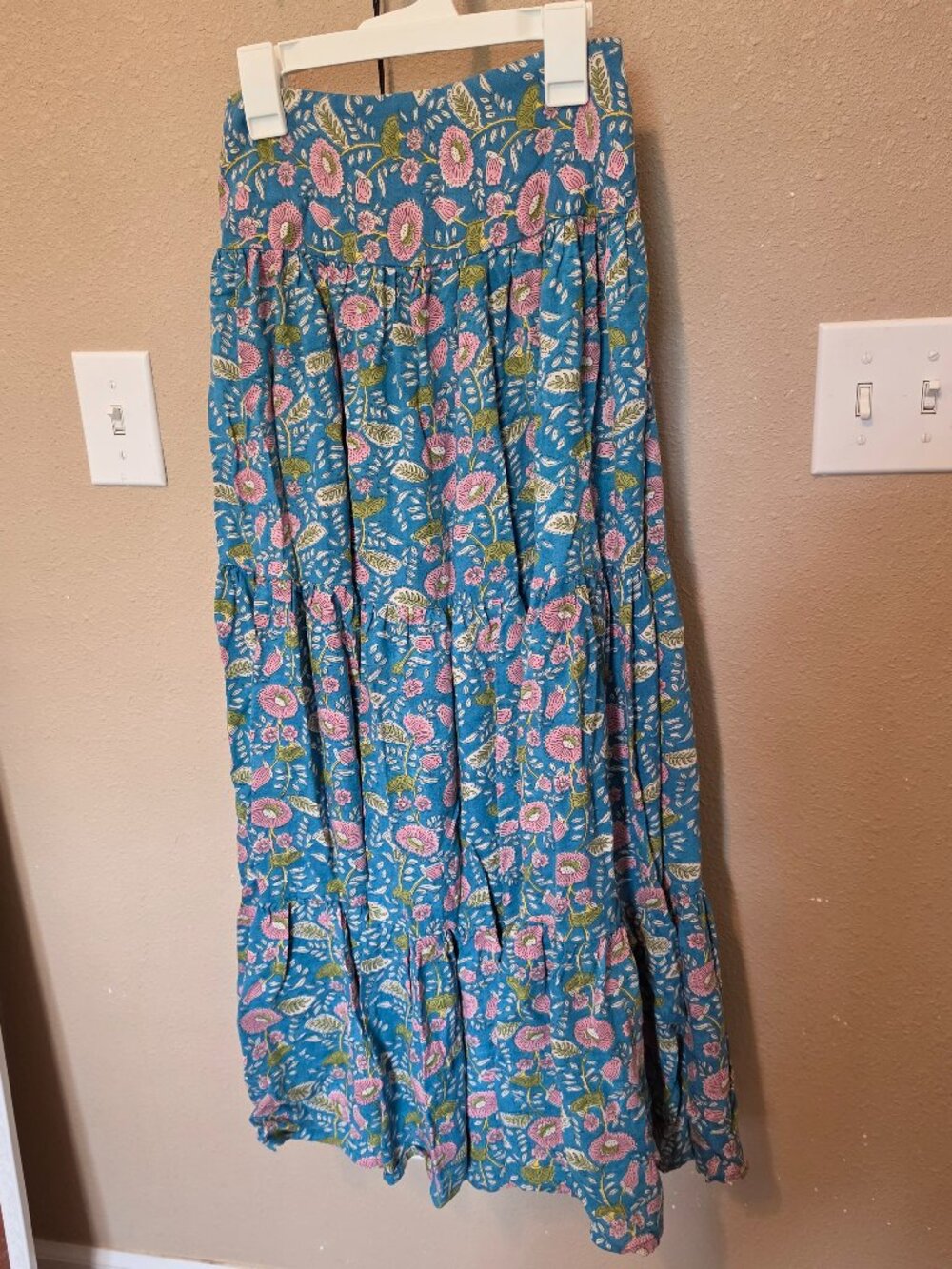 Natural Life Boho Floral Maxi Skirt - Small